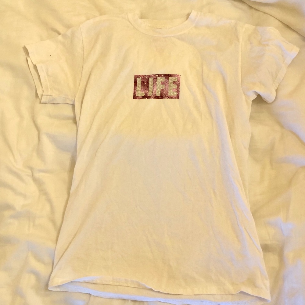 Urban Outfitters Sparkle “LIFE” Tee